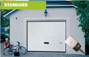 Porte Garage Crawford G60 vendue avec garage ossature bois HEJ'France