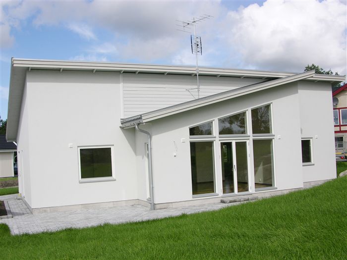 photo Maison ossature bois suédoise BBC et haute qualité construite en france ou en suede provenant du catalogue Hej France VastkustStugan