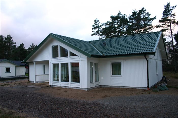 photo Maison ossature bois suédoise BBC et haute qualité construite en france ou en suede provenant du catalogue Hej France VastkustStugan