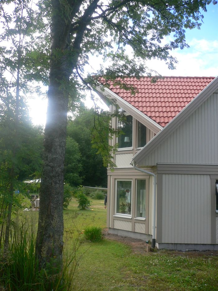 photo Maison ossature bois suédoise BBC et haute qualité construite en france ou en suede provenant du catalogue Hej France VastkustStugan