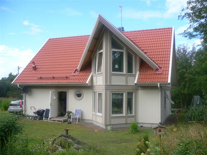 photo Maison ossature bois suédoise BBC et haute qualité construite en france ou en suede provenant du catalogue Hej France VastkustStugan