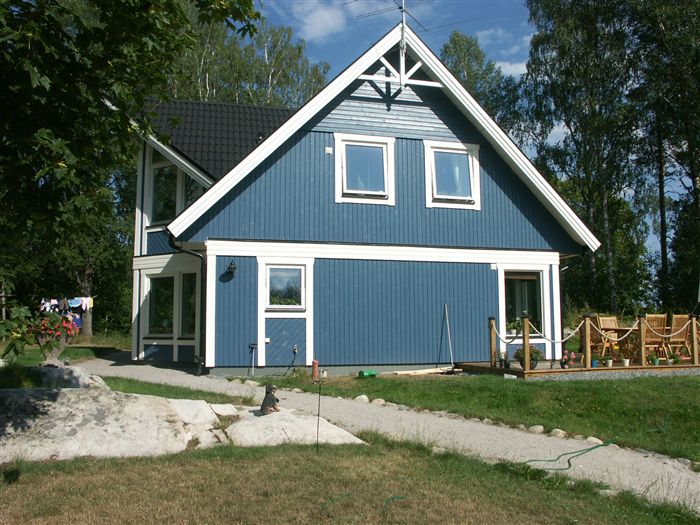 photo Maison ossature bois suédoise BBC et haute qualité construite en france ou en suede provenant du catalogue Hej France VastkustStugan